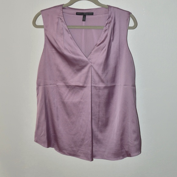 White House Black Market Tops - WHBM lavender sleeveless blouse